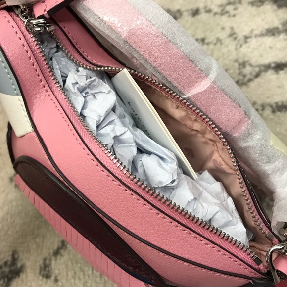 KATE SPADE LOVE BIRDS NOVELTY PINK HANDBAG - Picture 6 of 8